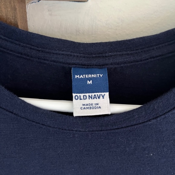 Old Navy Navy Blue Maternity Maxi Dress - Picture 2 of 2